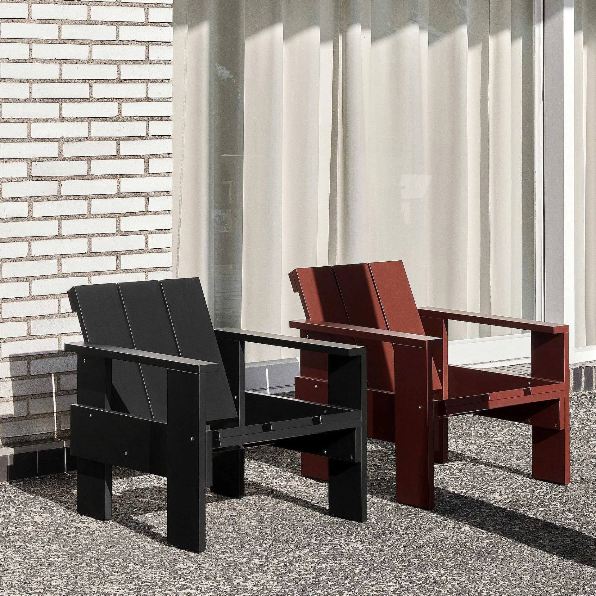 HAY Sofas And Armchairs*Crate Lounge Chair | Outdoor Lounge Chair | Black