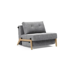 Innovation Living Single Armchairs*Cubed 02 Chair | 565 - Oak Legs | 90-200 Cm