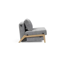 Innovation Living Single Armchairs*Cubed 02 Chair | 565 - Oak Legs | 90-200 Cm