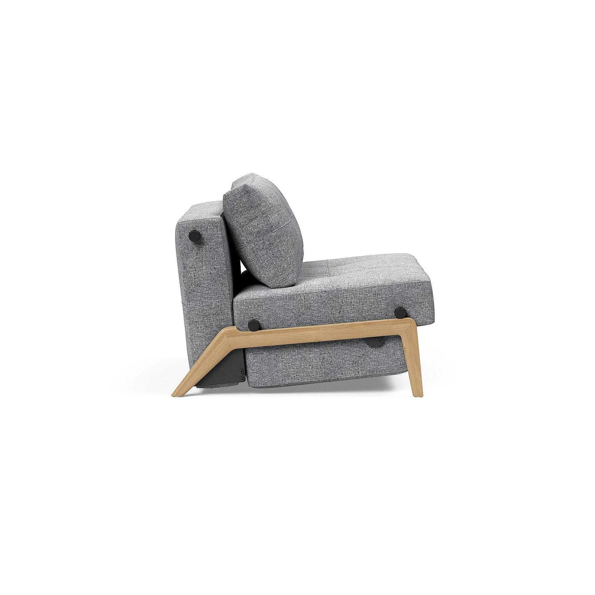 Innovation Living Single Armchairs*Cubed 02 Chair | 565 - Oak Legs | 90-200 Cm