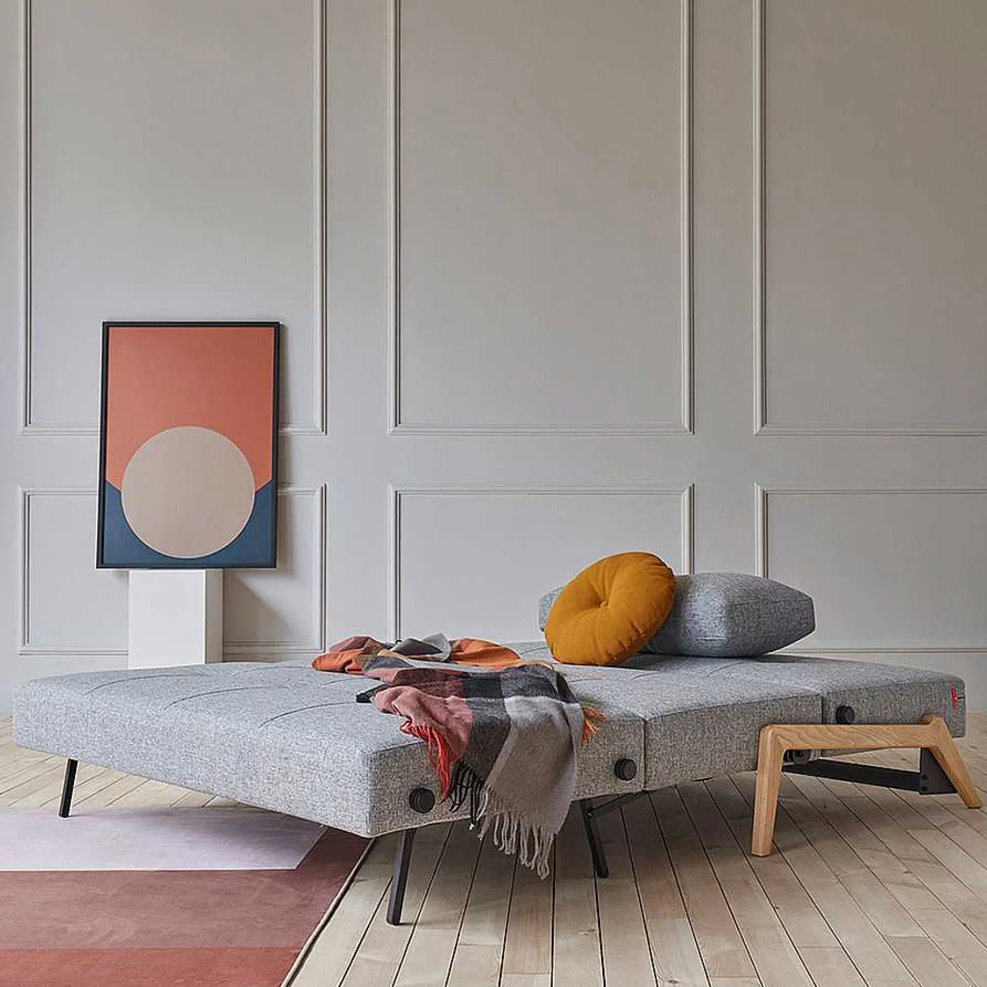 Innovation Living Sofa Beds*Cubed 02 Sofa Bed | 565 - Oak Legs | 160-200 Cm