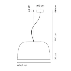 Marset Pendant Lights*Djembe 65.35 | Pendant Lamp | Grey Dali