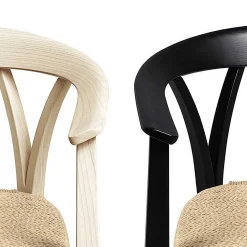 DePadova Chairs*Donzelletta | Chair - Natural Ash - Seat In Natural Papercord