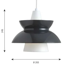 Louis Poulsen Pendant Lights*Doo-Wop | Pendant Lamp | Dark Grey