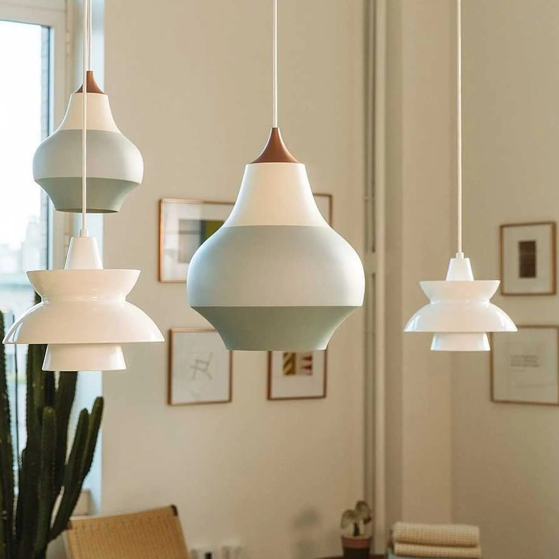 Louis Poulsen Pendant Lights*Doo-Wop | Pendant Lamp | White