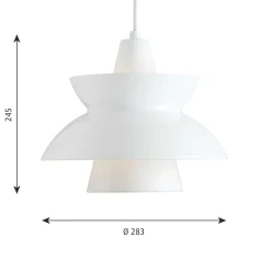 Louis Poulsen Pendant Lights*Doo-Wop | Pendant Lamp | White