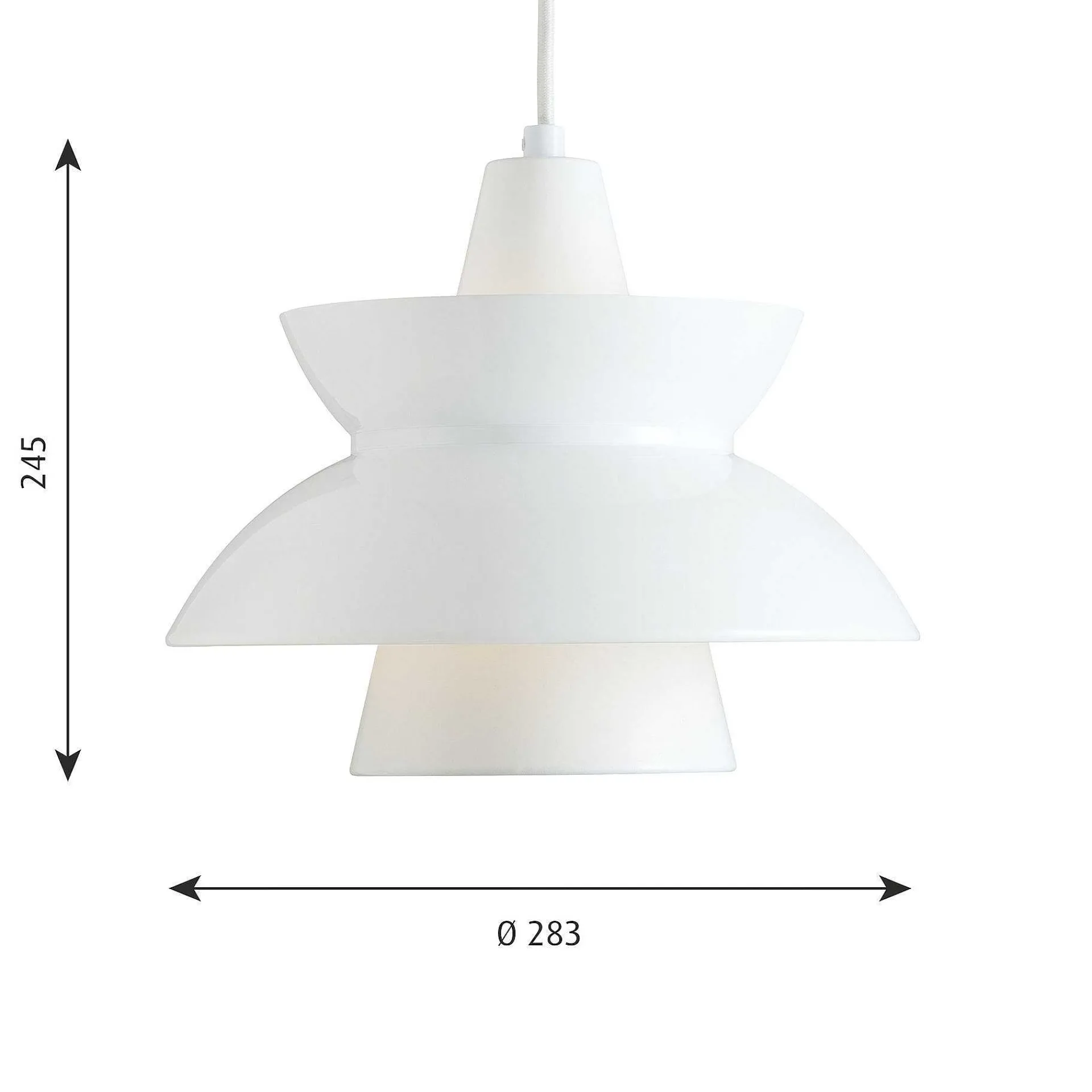 Louis Poulsen Pendant Lights*Doo-Wop | Pendant Lamp | White