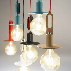 Zava Pendant Lights*Driyos Naked | Suspension Lamp | Black