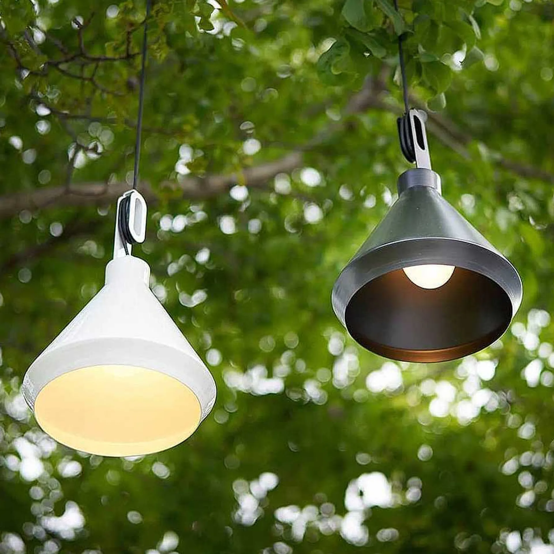 Zava Pendant Lights*Driyos O30 | Outdoor Suspension Lamp | White