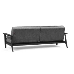 Innovation Living Sofa Beds*Dublexo Frej Sofa Bed | 563 - Black Oak | 115-210 Cm