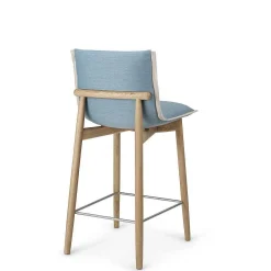 Carl Hansen & Søn Stools*E007 Embrace Bar Stool | Oak - Fabric