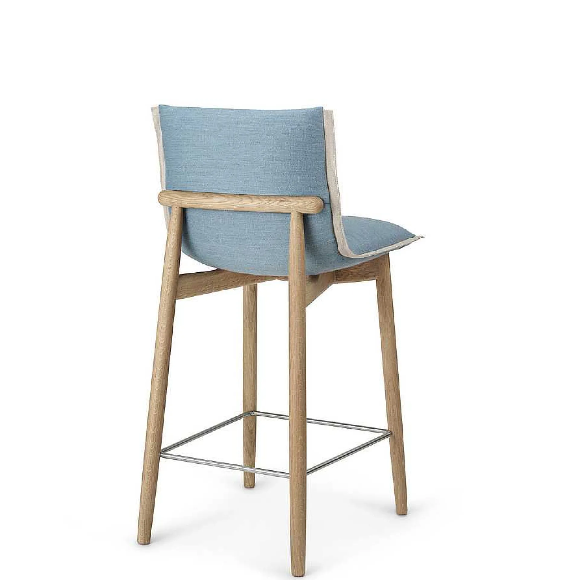 Carl Hansen & Søn Stools*E007 Embrace Bar Stool | Oak - Fabric