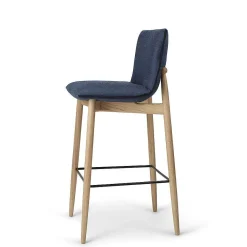 Carl Hansen & Søn Stools*E006 Embrace Bar Stool | Oak - Fabric