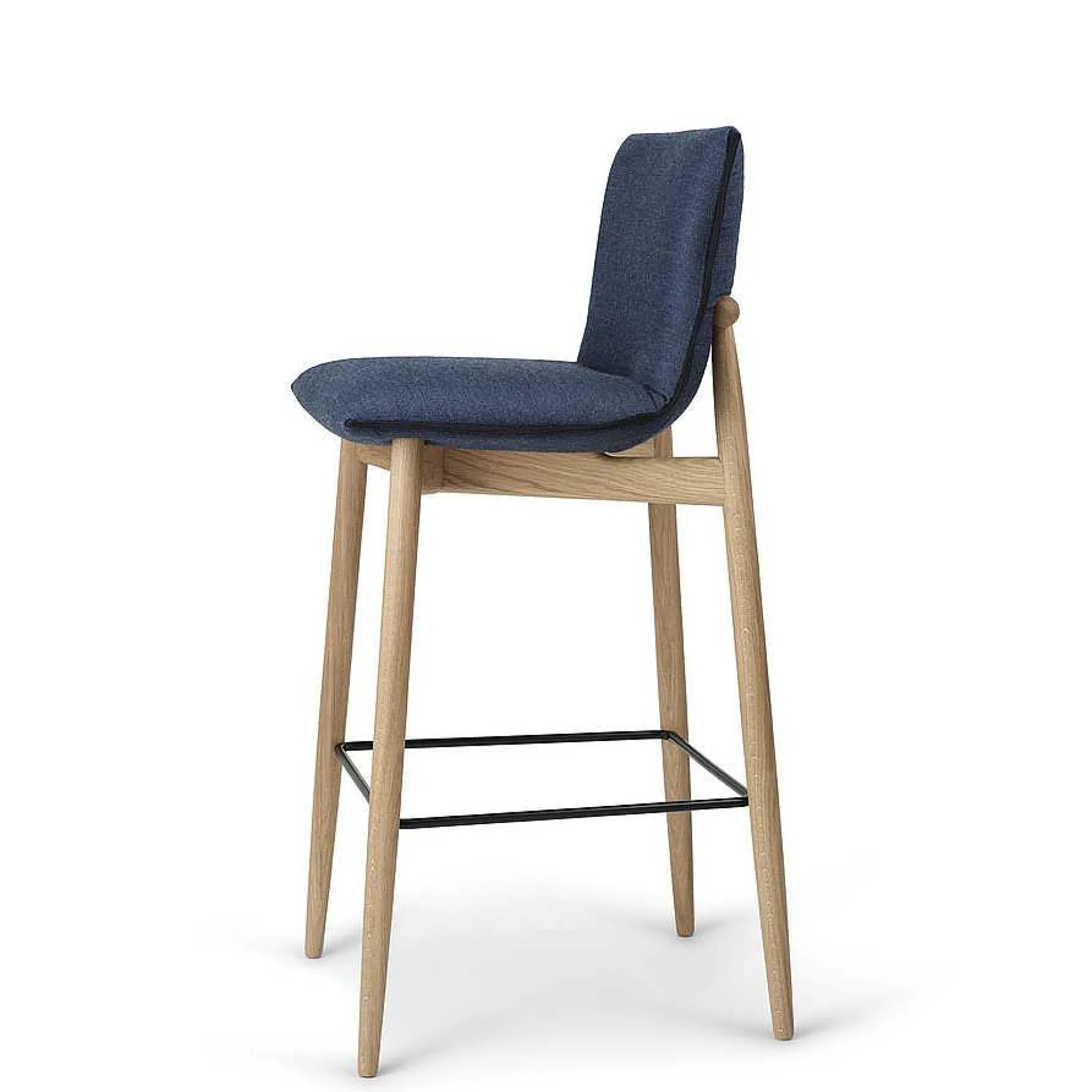 Carl Hansen & Søn Stools*E006 Embrace Bar Stool | Oak - Fabric
