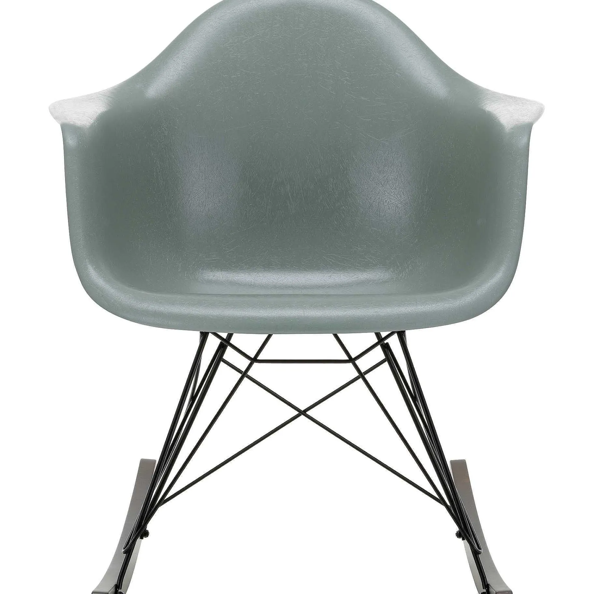 Vitra Chairs*Eames Fiberglass Armchair Rar | Rocking Chair - Raw Umber
