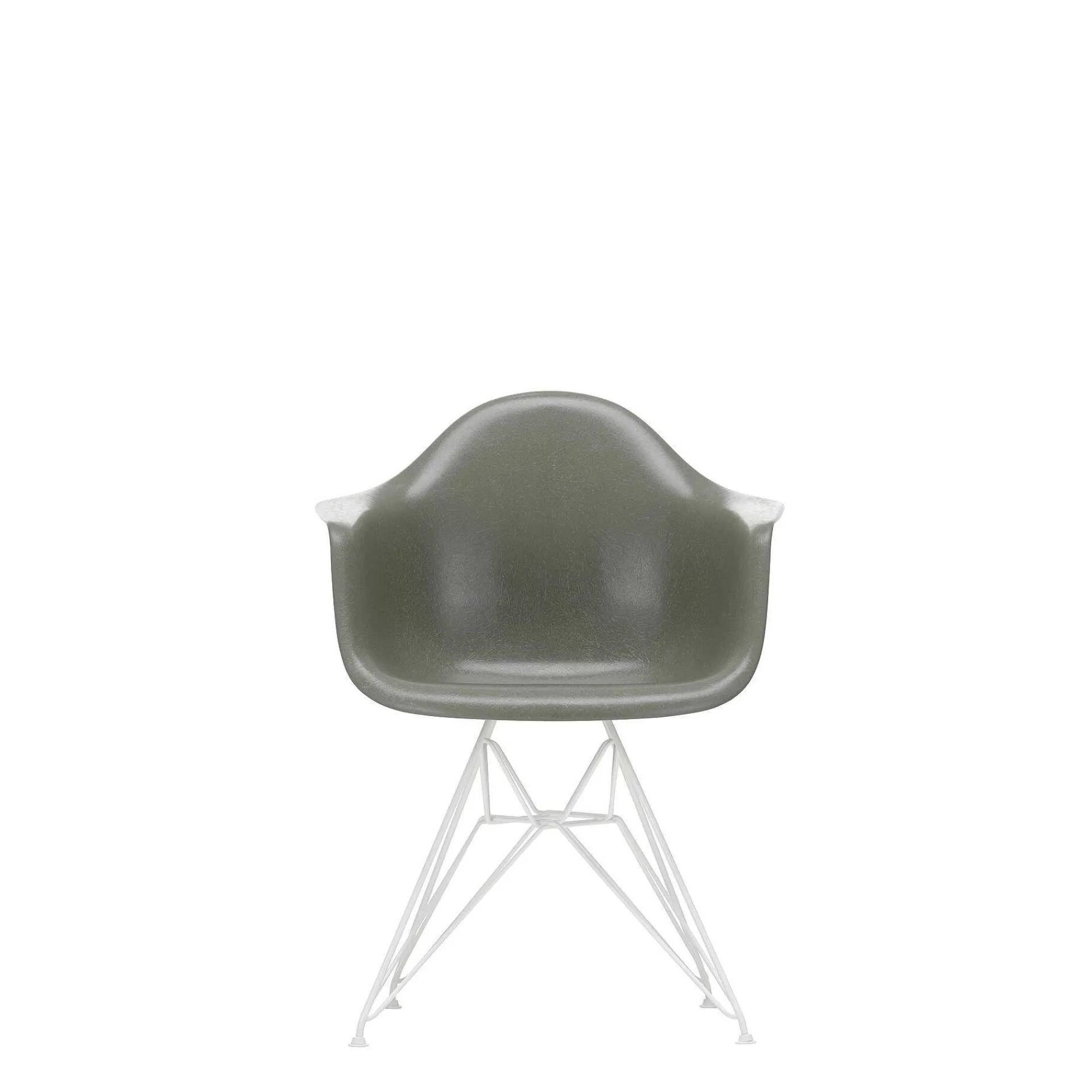 Vitra Chairs*Eames Fiberglass Armchairs Dar | Eames Raw Umber