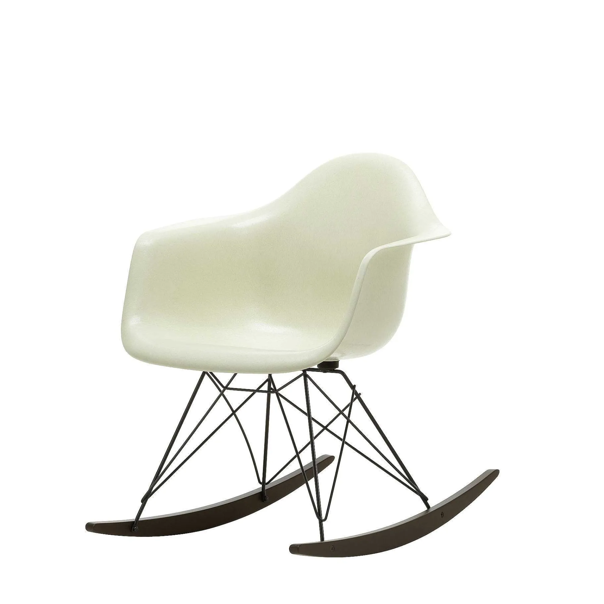 Vitra Chairs*Eames Fiberglass Armchair Rar | Rocking Chair | Parchment
