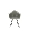 Vitra Chairs*Eames Fiberglass Armchairs Dax | Eames Raw Umber - Smooth Black