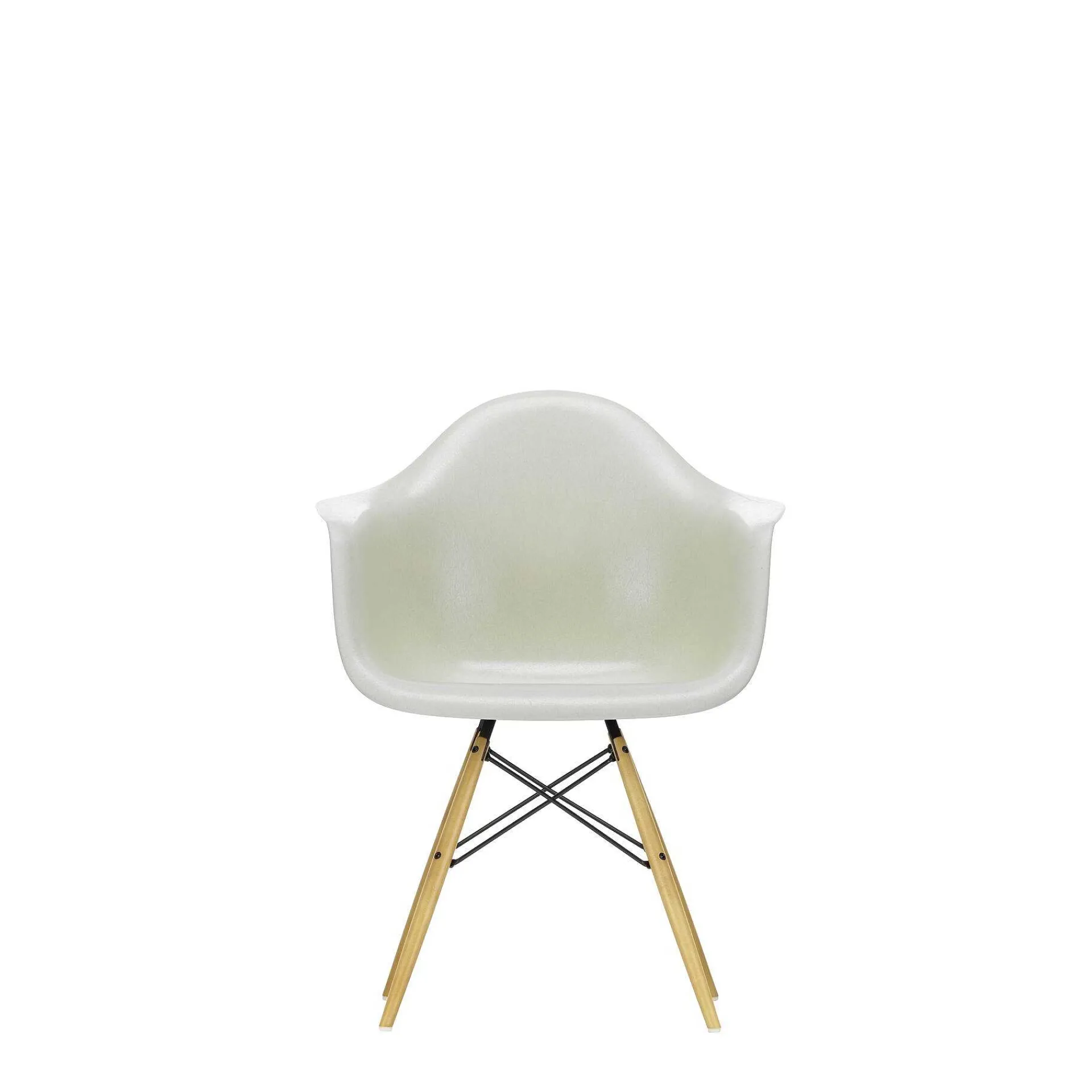 Vitra Chairs*Eames Fiberglass Armchairs Daw | Eames Parchment - Yellow Maple