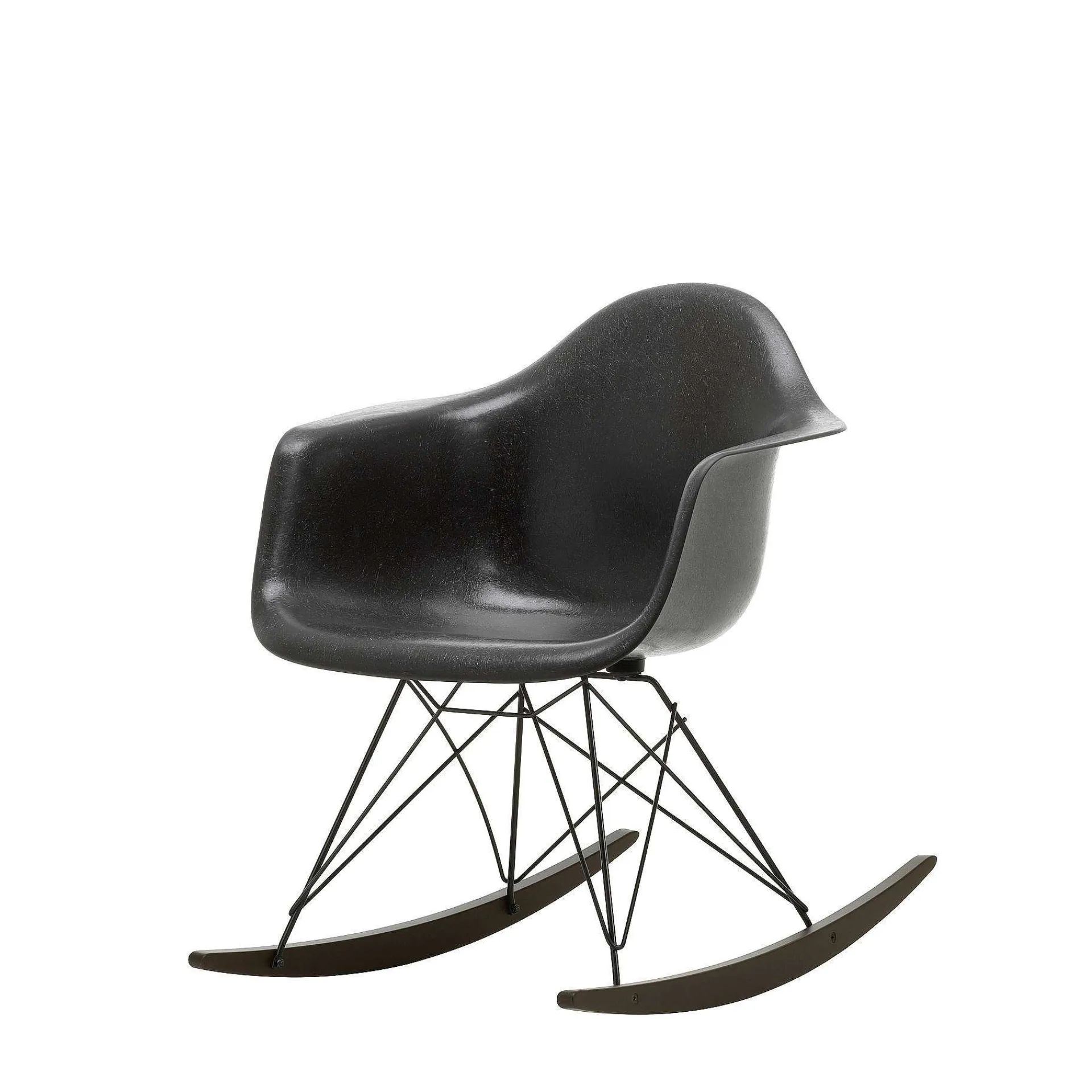 Vitra Chairs*Eames Fiberglass Armchair Rar | Rocking Chair | Elephant Hide Grey