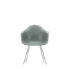 Vitra Chairs*Eames Fiberglass Armchairs Dax | Eames Sea Foam Green - Polished Chrome