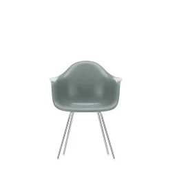 Vitra Chairs*Eames Fiberglass Armchairs Dax | Eames Sea Foam Green - Polished Chrome
