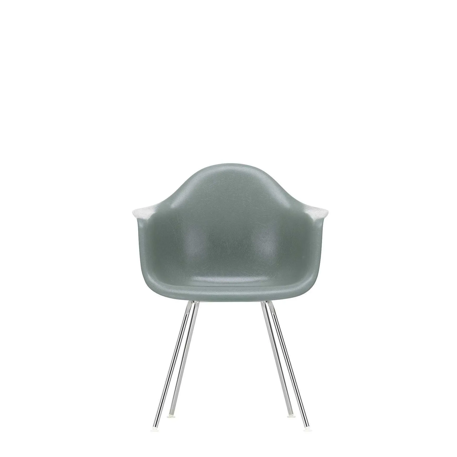 Vitra Chairs*Eames Fiberglass Armchairs Dax | Eames Sea Foam Green - Polished Chrome