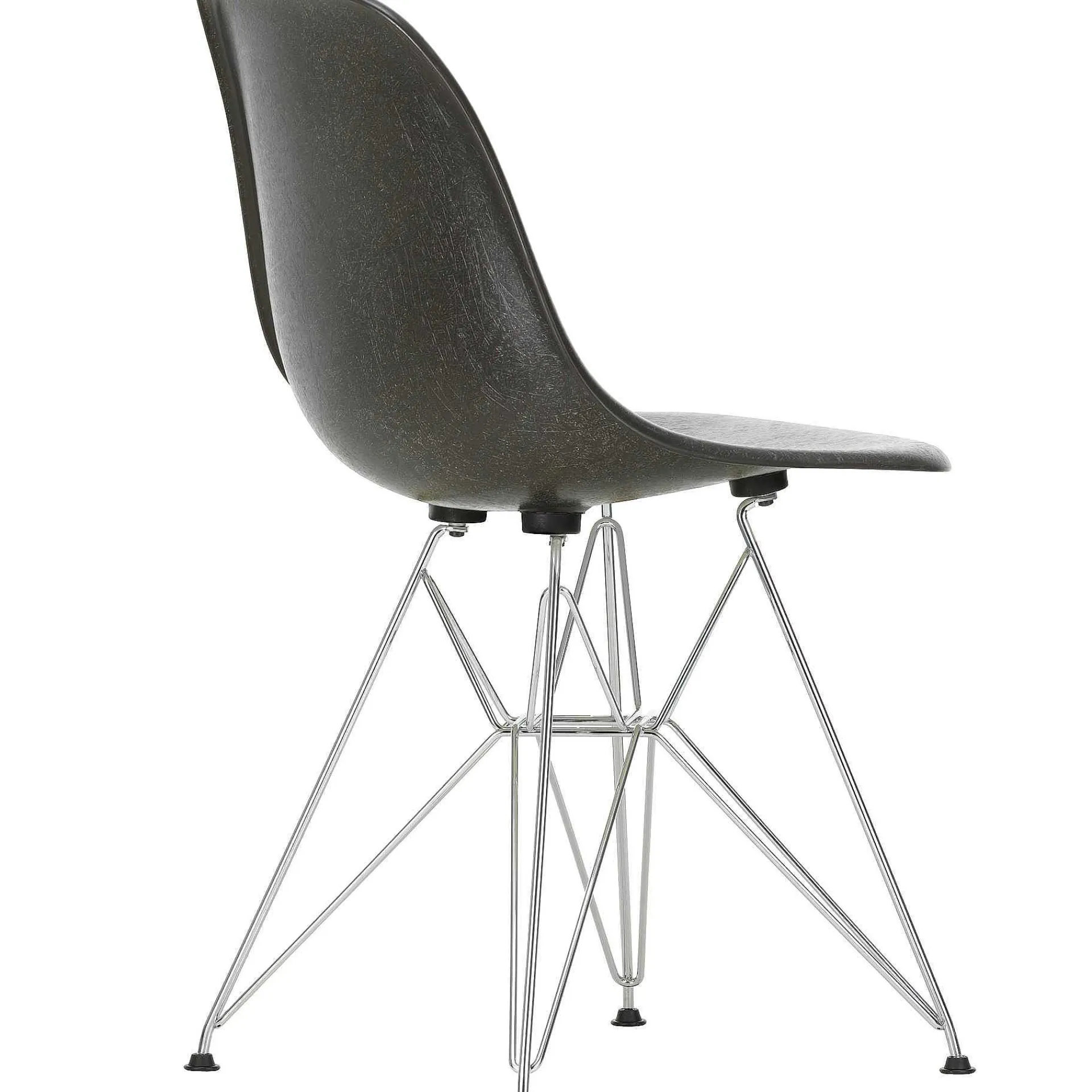 Vitra Chairs*Eames Fiberglass Side Chair Dsr | Eames Elephant Hide Grey - White