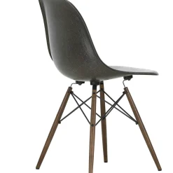 Vitra Chairs*Eames Fiberglass Side Chair Dsw | Eames Elephant Hide Grey - Dark Maple