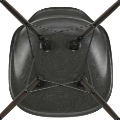 Vitra Chairs*Eames Fiberglass Side Chair Dsw | Eames Elephant Hide Grey - Dark Maple
