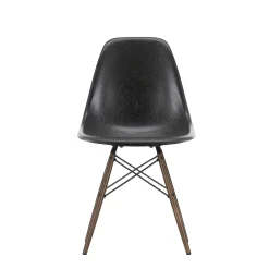 Vitra Chairs*Eames Fiberglass Side Chair Dsw | Eames Elephant Hide Grey - Dark Maple