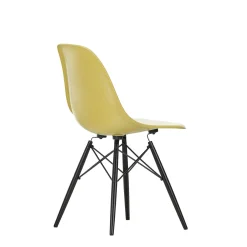 Vitra Chairs*Eames Fiberglass Side Chair Dsw | Eames Ochre Light - Black Maple