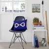 Vitra Chairs*Eames Fiberglass Side Chair Dsr | Eames Navy Blue - Black