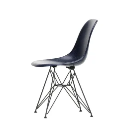 Vitra Chairs*Eames Fiberglass Side Chair Dsr | Eames Navy Blue - Black