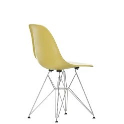 Vitra Chairs*Eames Fiberglass Side Chair Dsr - Eames Ochre Light - Chrome