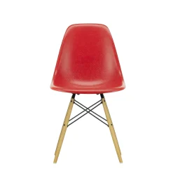 Vitra Chairs*Eames Fiberglass Side Chair Dsw | Eames Classic Red - Yellow Maple