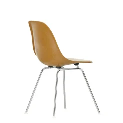 Vitra Chairs*Eames Fiberglass Side Chair Dsx | Chair | Dark Ochre Chromed
