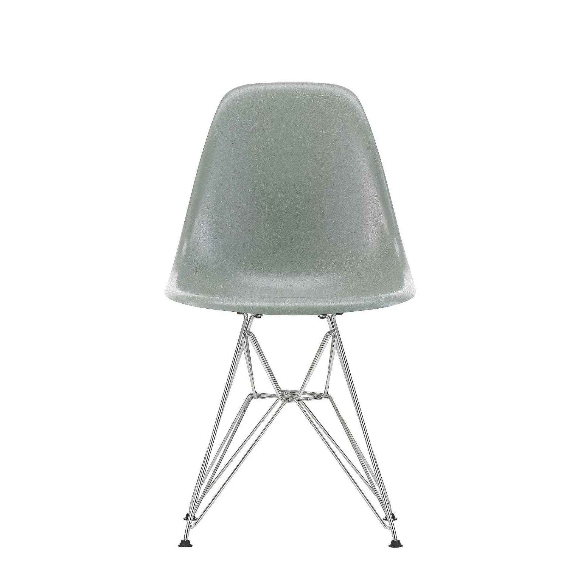 Vitra Chairs*Eames Fiberglass Side Chair Dsr - Eames Sea Foam Green - Chrome