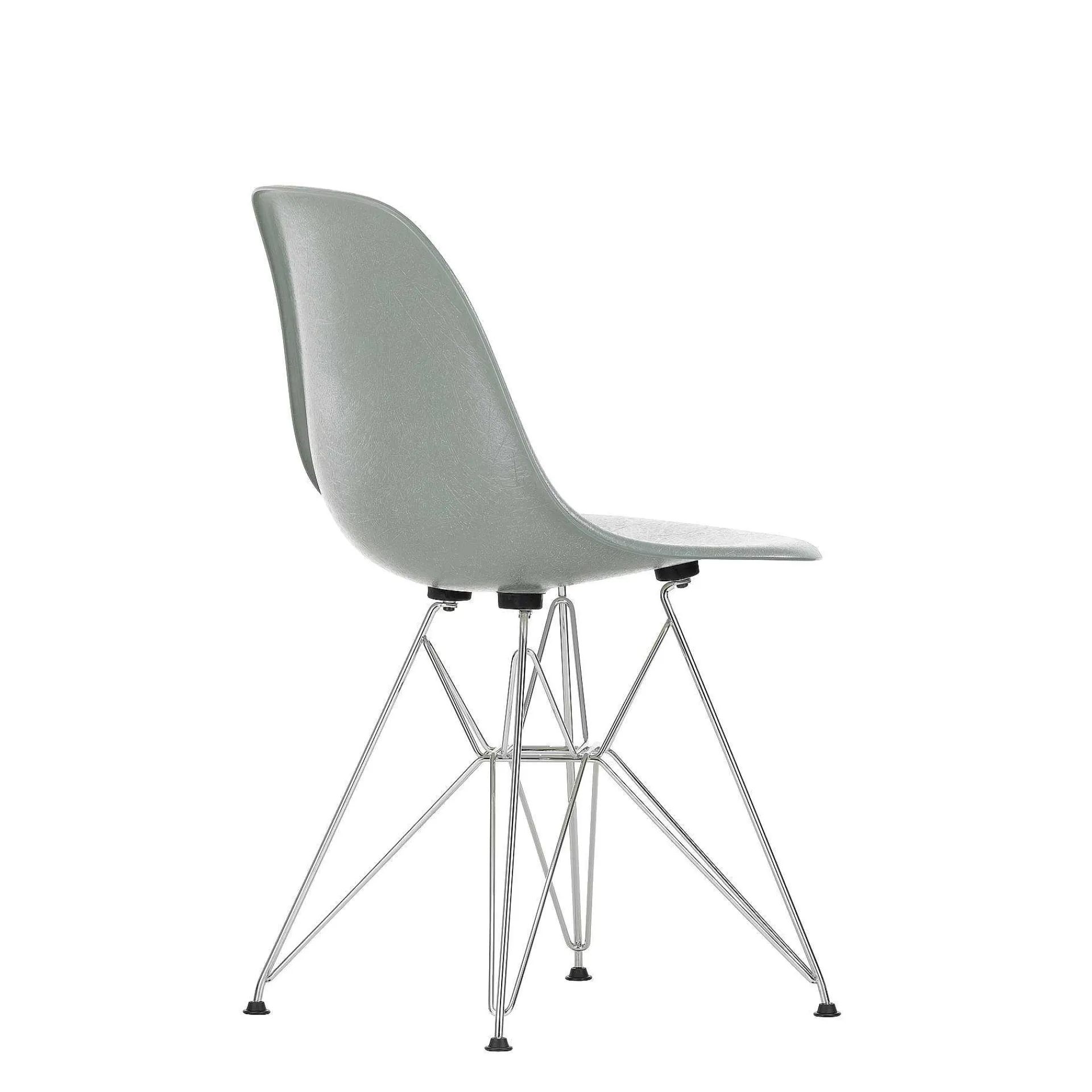 Vitra Chairs*Eames Fiberglass Side Chair Dsr - Eames Sea Foam Green - Chrome