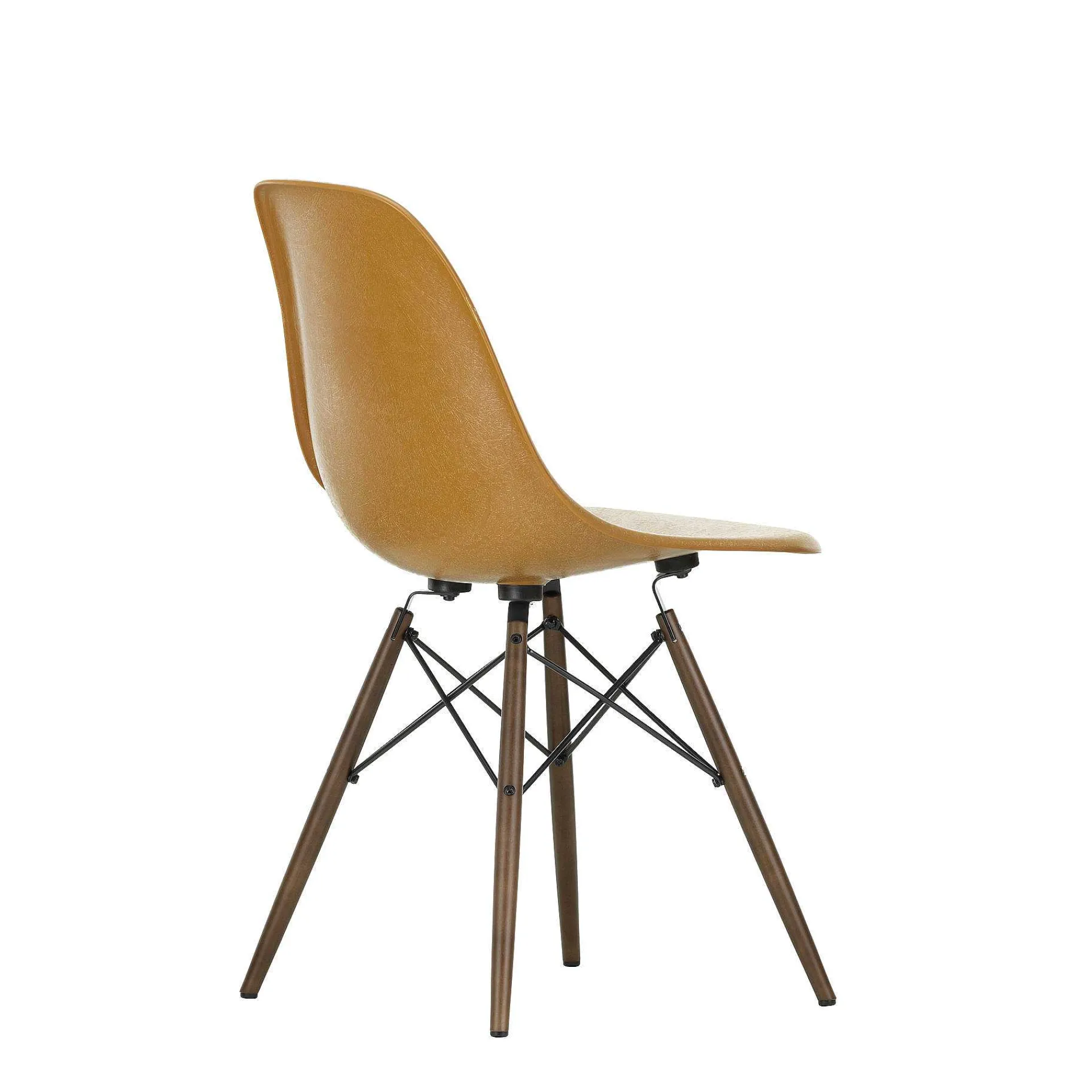 Vitra Chairs*Eames Fiberglass Side Chair Dsw | Eames Ochre Dark - Dark Maple