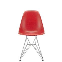 Vitra Chairs*Eames Fiberglass Side Chair Dsr | Eames Classic Red - Chrome