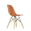 Vitra Chairs*Eames Fiberglass Side Chair Dsw | Eames Red Orange - Yellow Maple