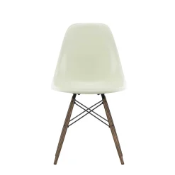 Vitra Chairs*Eames Fiberglass Side Chair Dsw | Eames Parchment - Dark Maple