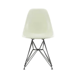 Vitra Chairs*Eames Fiberglass Side Chair Dsr | Eames Parchment - Black