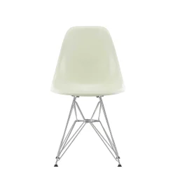 Vitra Chairs*Eames Fiberglass Side Chair Dsr - Eames Parchment - Chrome