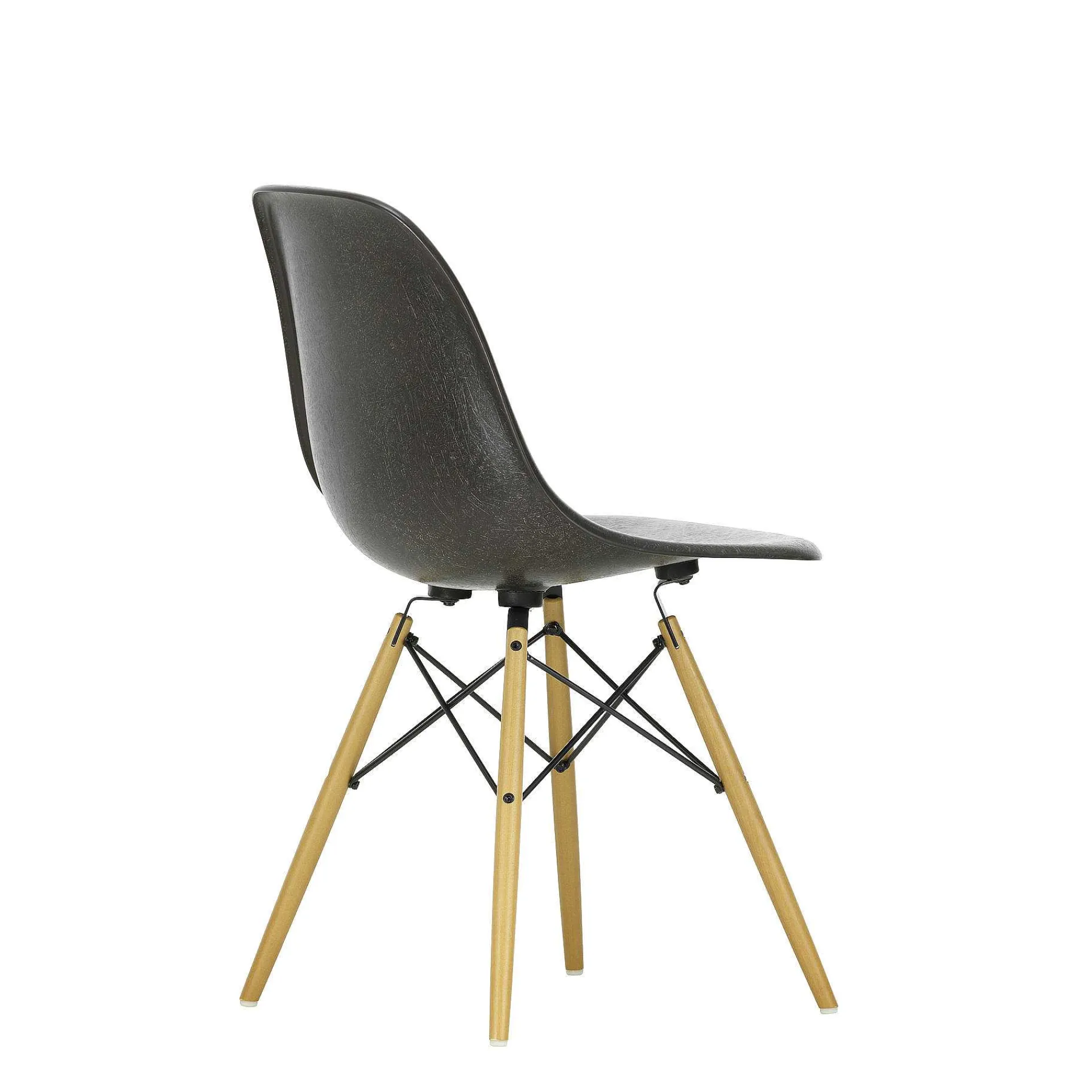 Vitra Chairs*Eames Fiberglass Side Chair Dsw | Eames Elephant Hide Grey - Yellow Maple