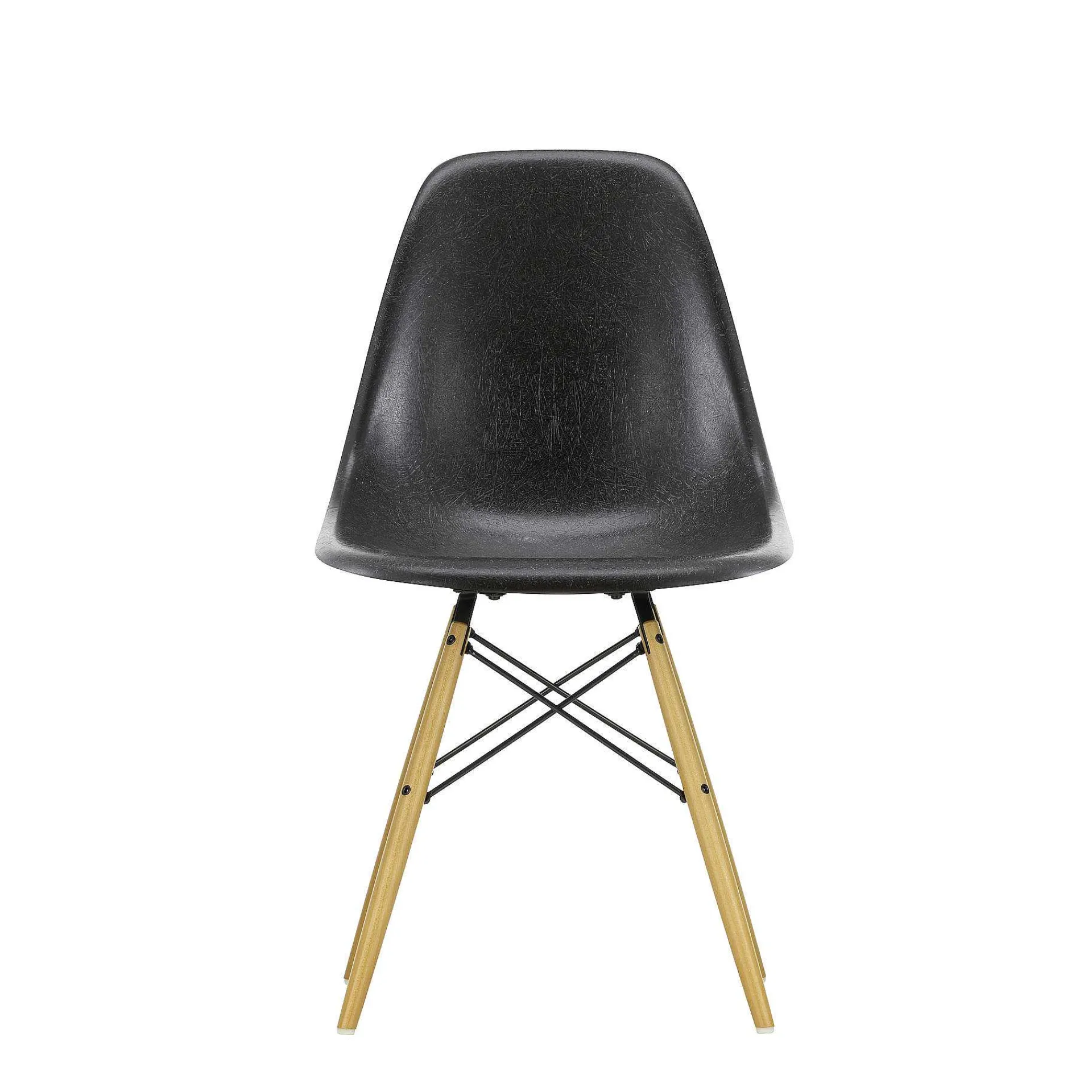 Vitra Chairs*Eames Fiberglass Side Chair Dsw | Eames Elephant Hide Grey - Yellow Maple