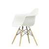 Vitra Single Armchairs*Eames Plastic Armchair Daw | White - Golden Maple
