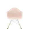 Vitra Chairs*Eames Plastic Armchair Rar | Rocking Chair | Pale Rose - White - Golden Maple