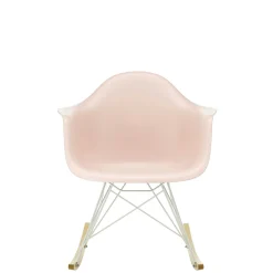 Vitra Chairs*Eames Plastic Armchair Rar | Rocking Chair | Pale Rose - White - Golden Maple